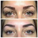 Before and After Eyebrow Lamination in Philadelphia