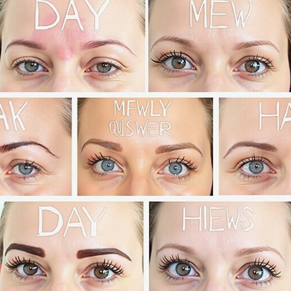 Eyebrow Tattoo Healing Process: Day 1 to Week 4