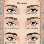 Different Eyebrow Tattoo Styles for Men