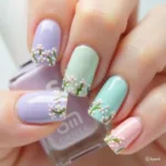 Pastel Femme Flagging Nails