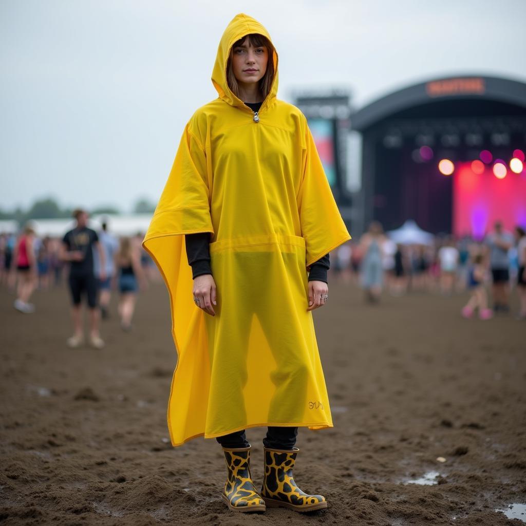 Festival Rain Gear: Poncho and Boots