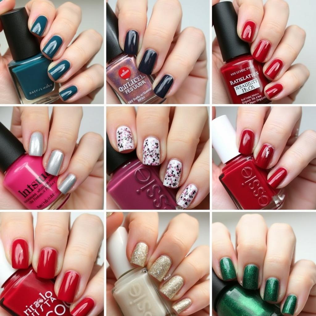 Festive Holiday Nail Polish Looks