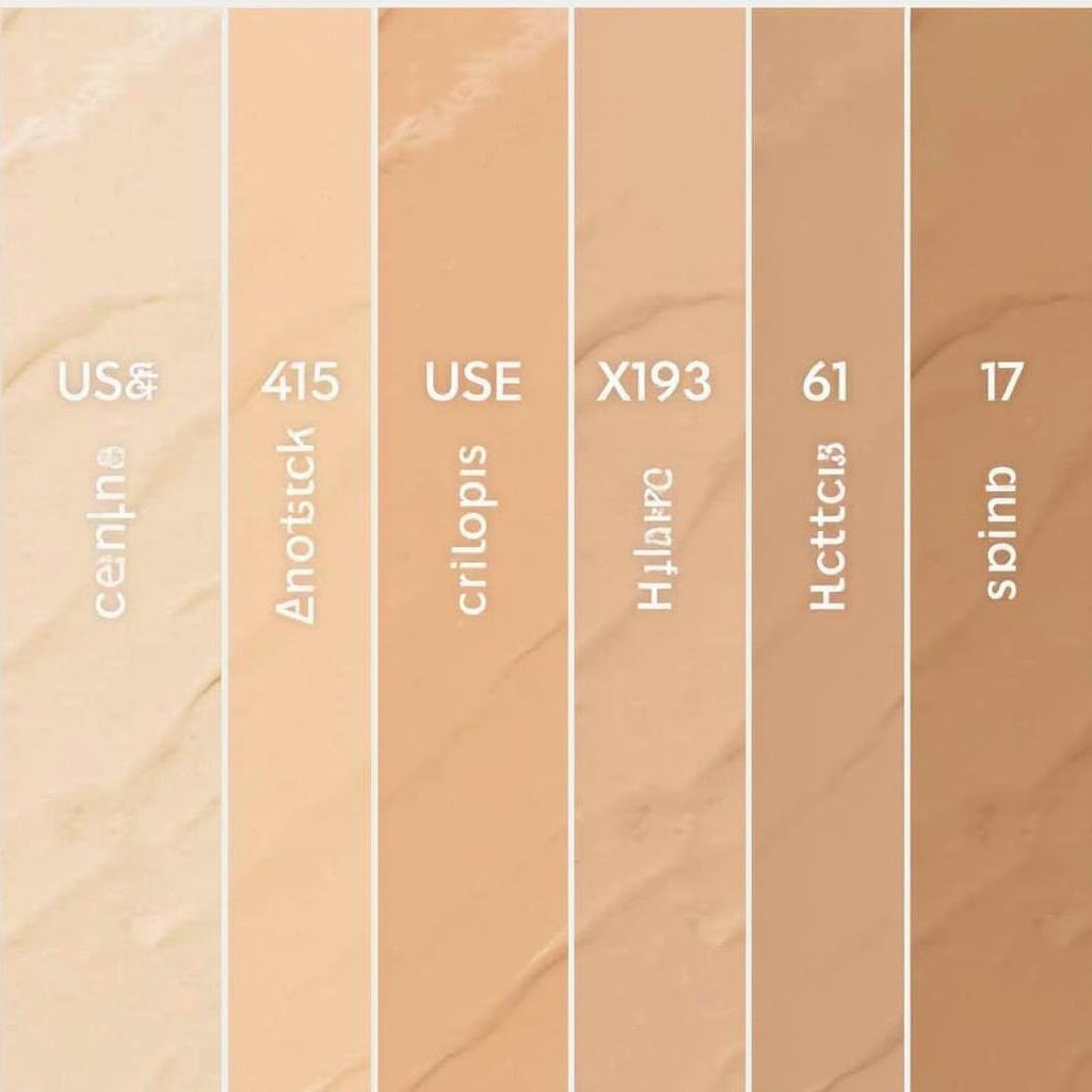 Fit Me Foundation Shades