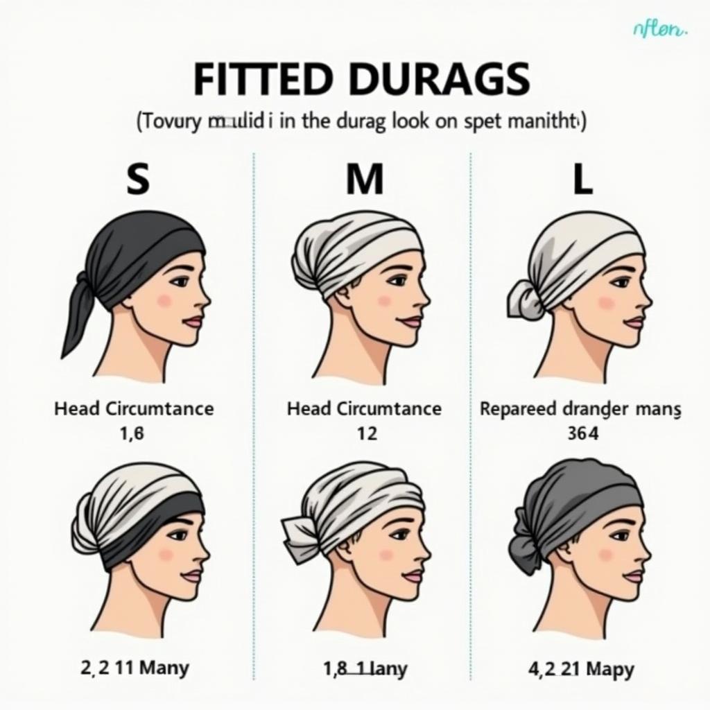 Fitted Durag Sizing Chart