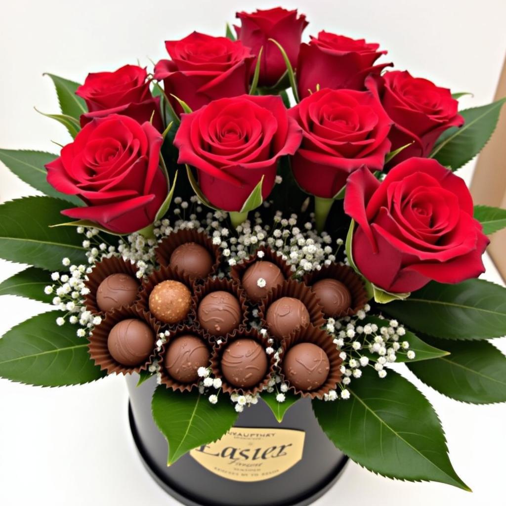 Forever Rose Chocolate Arrangement