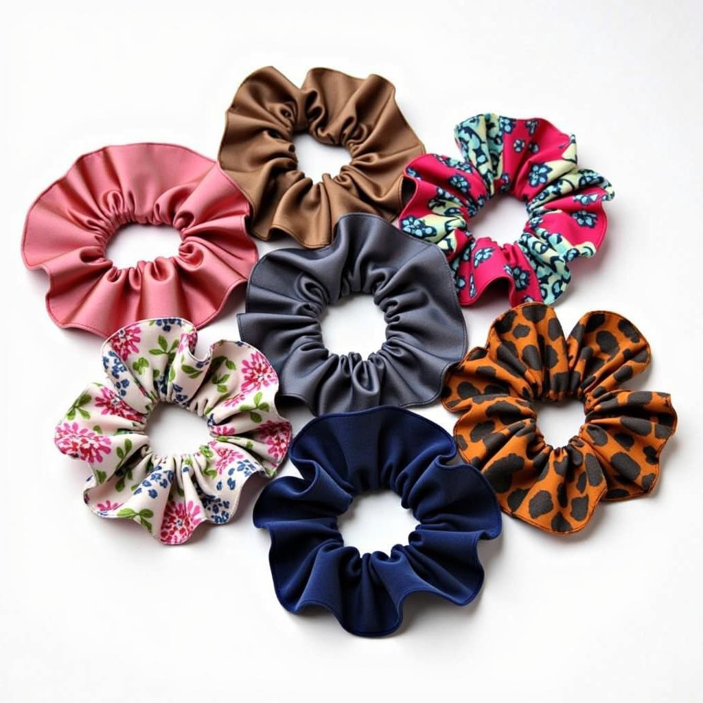 A Variety of Fun Scrunchies