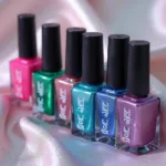 Gel Effect Aurora Nail Polish Bottles in Various Shades