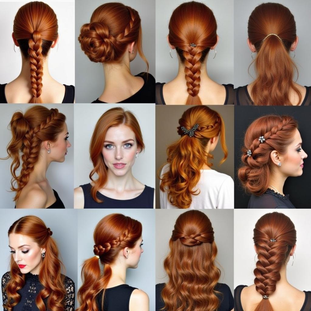 Different Hairstyles for Ginger and Auburn Hair