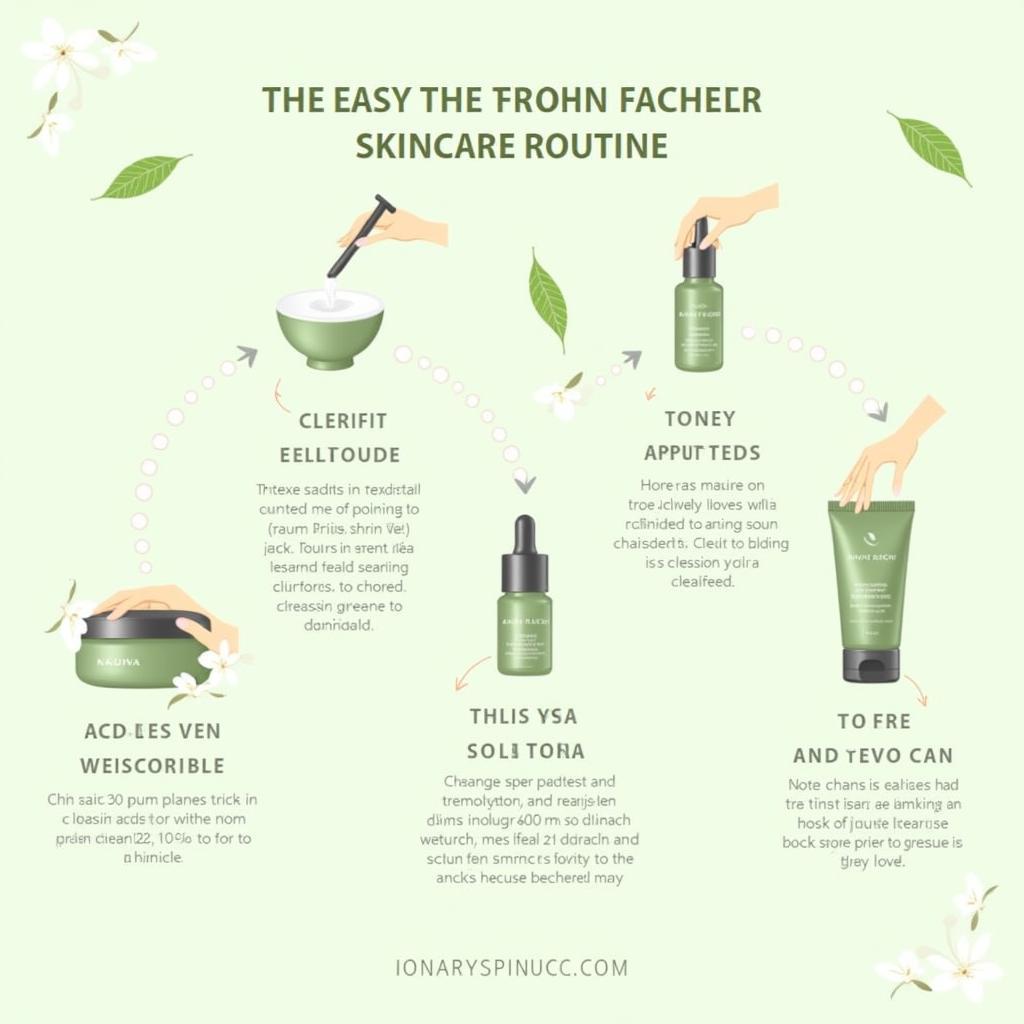 Green Tea Skincare Routine Steps