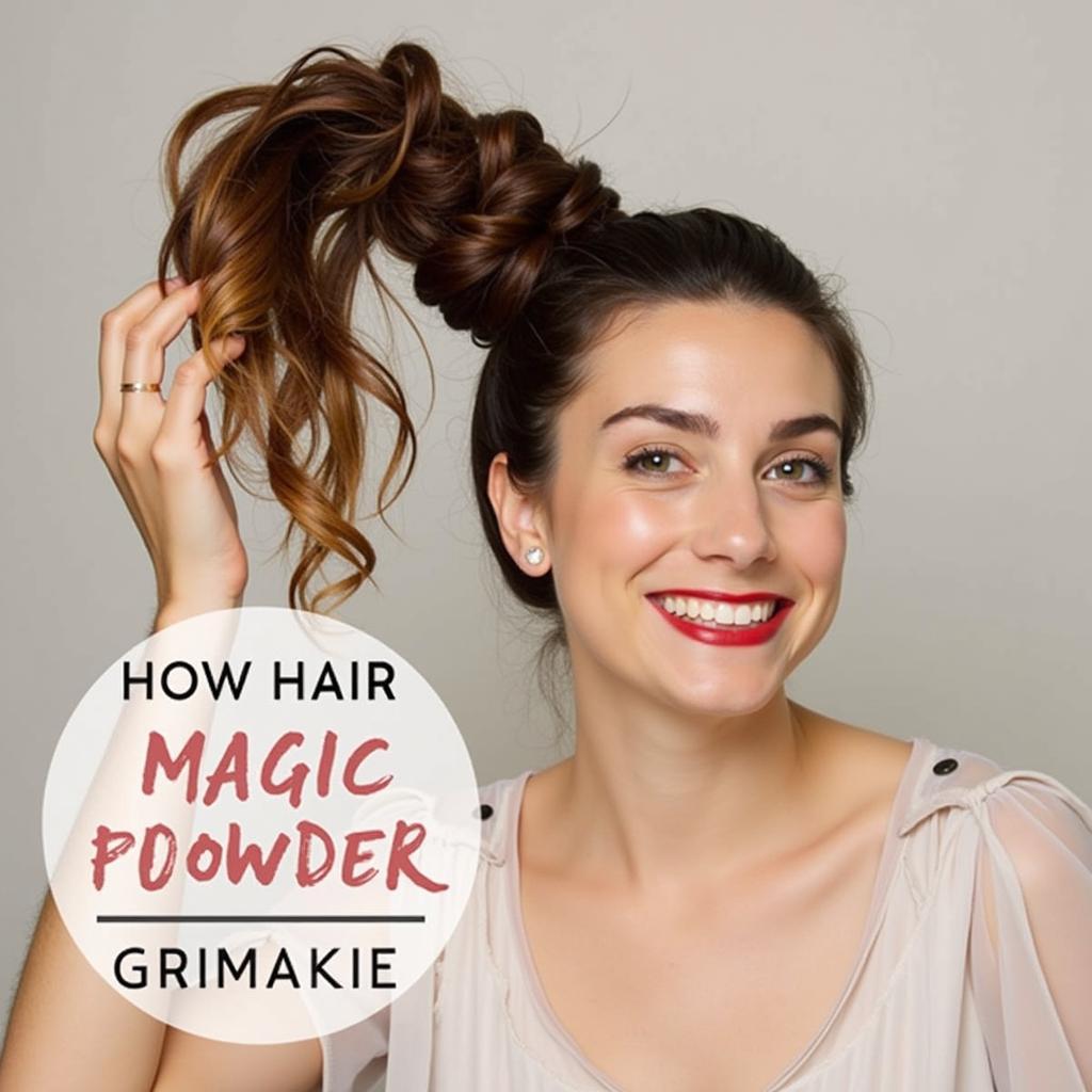 Creating an Updo with Hair Magic Powder