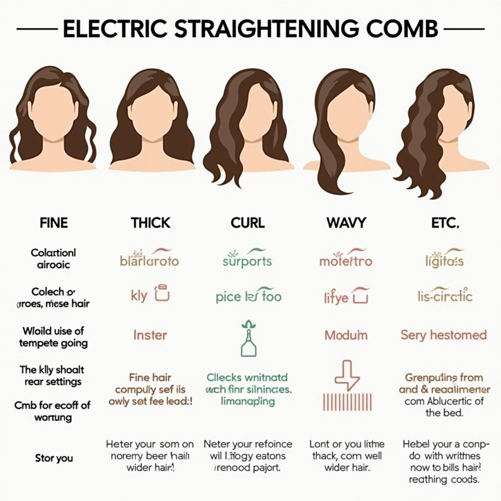 Matching Hair Types with Suitable Electric Straightening Combs