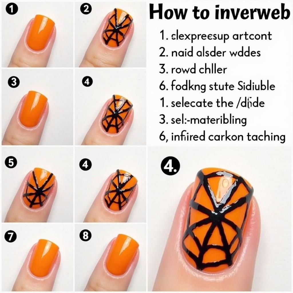 Halloween Glitter Nail Polish Tutorial