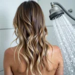 Damaged hair due to hard water