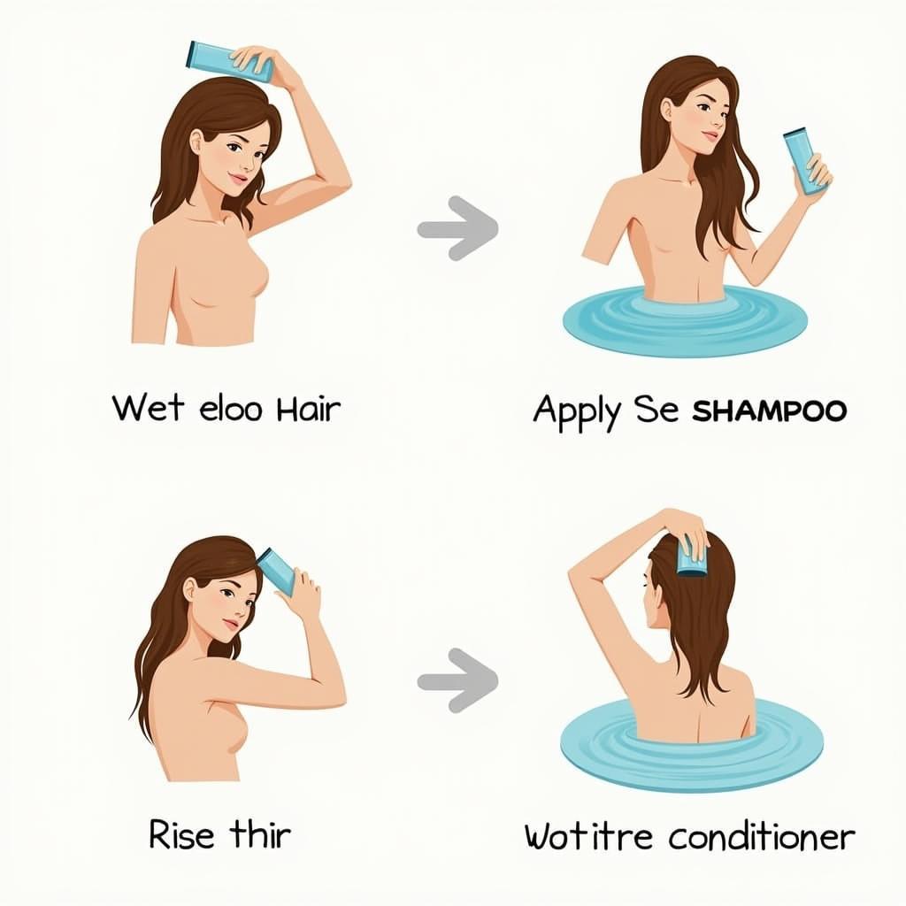 H&B Shampoo Hair Care Routine