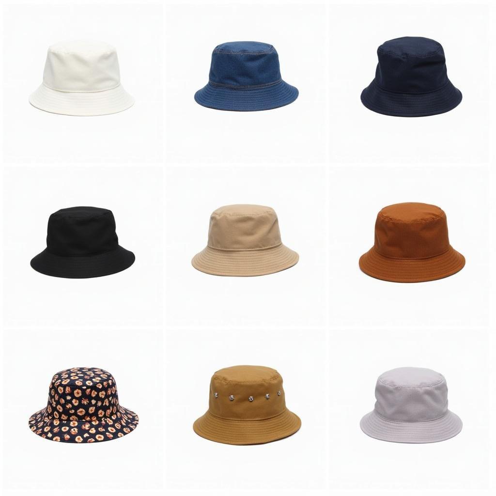 Different Styles of Head Bucket Hats