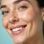 Healthy, Glowing Skin on a Woman's Face