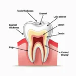 Healthy Tooth Structure Diagram