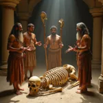 Ancient Rituals and Skeletal Imagery