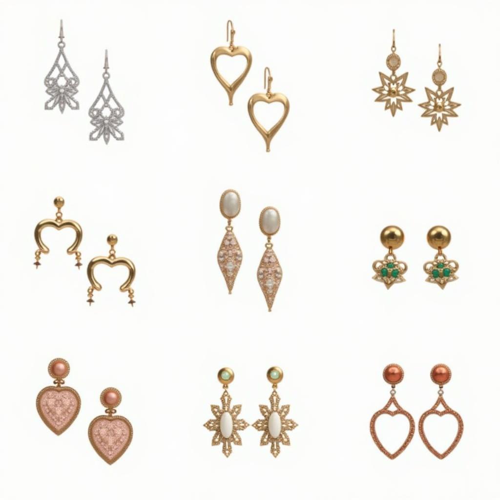 Holiday Statement Earrings in Different Metals