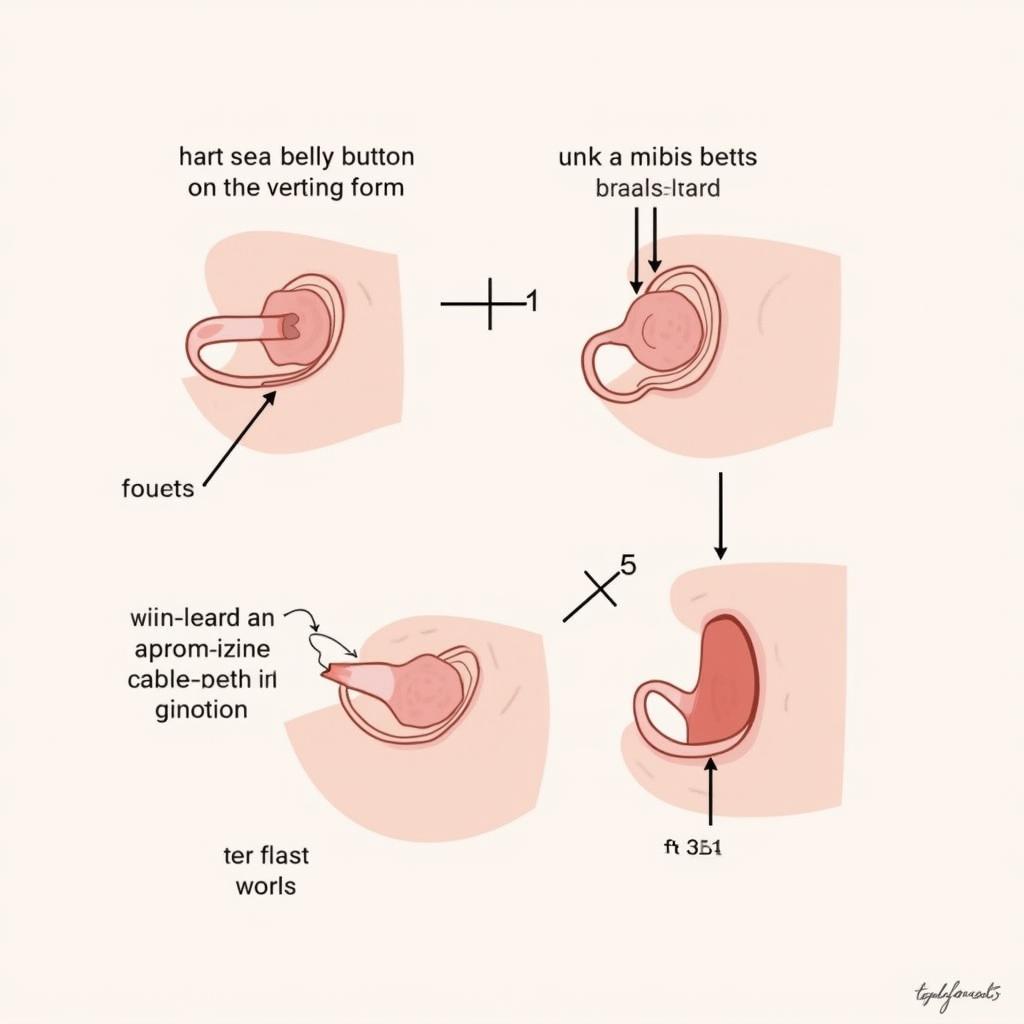 Hooded Belly Button Formation Diagram