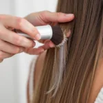 Conditioning Hair Extensions Step-by-Step