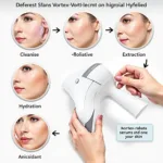 Hydrafacial Process Steps