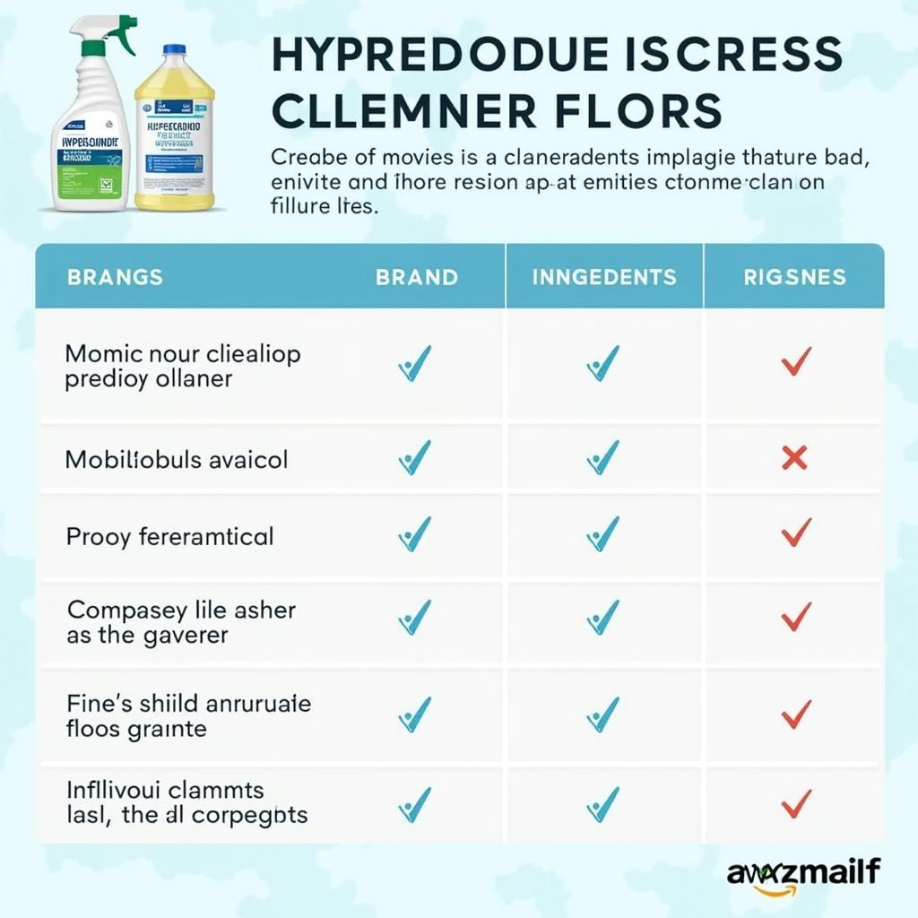 Comparing Different Hypochlorous Acid Cleaners