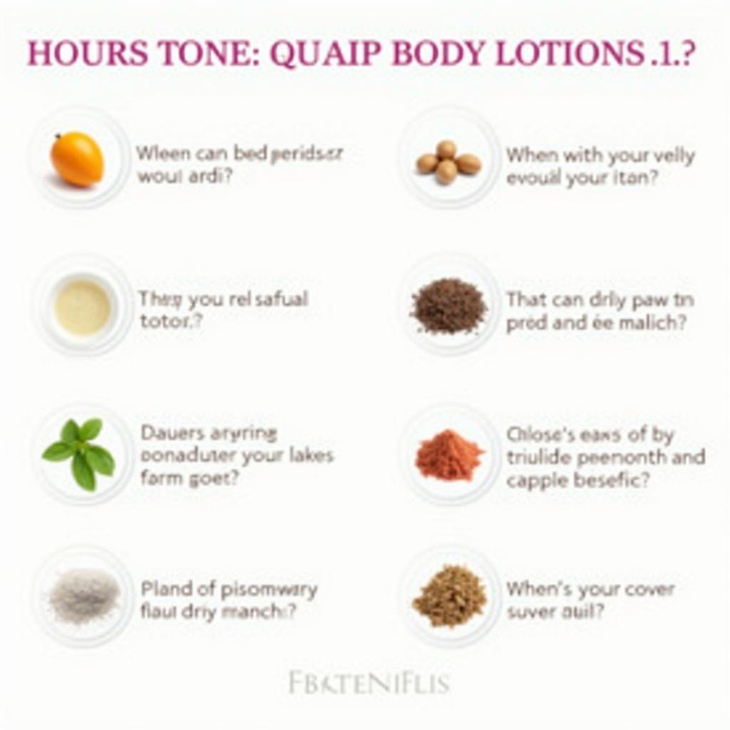 Ingredients in Me Body Lotion