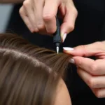 Injected Hair Extensions Application Process