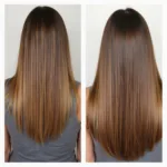 Shiny and healthy hair after using Ionix Hair Serum