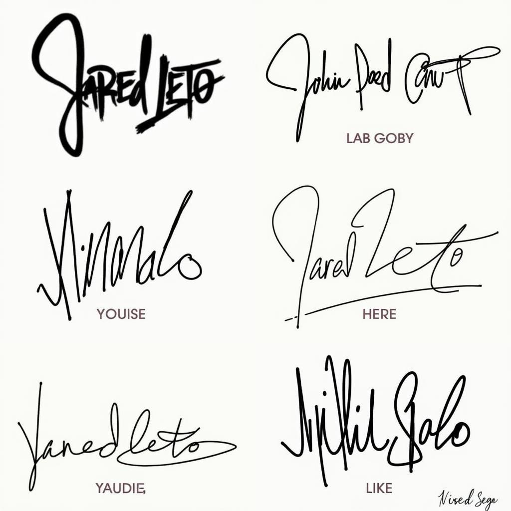 Jared Leto's Signature in the Digital Age