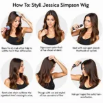 Styling Jessica Simpson Wigs