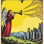 Traditional Depiction of the Judgement Tarot Card