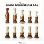 Various Jumbo Round Brushes