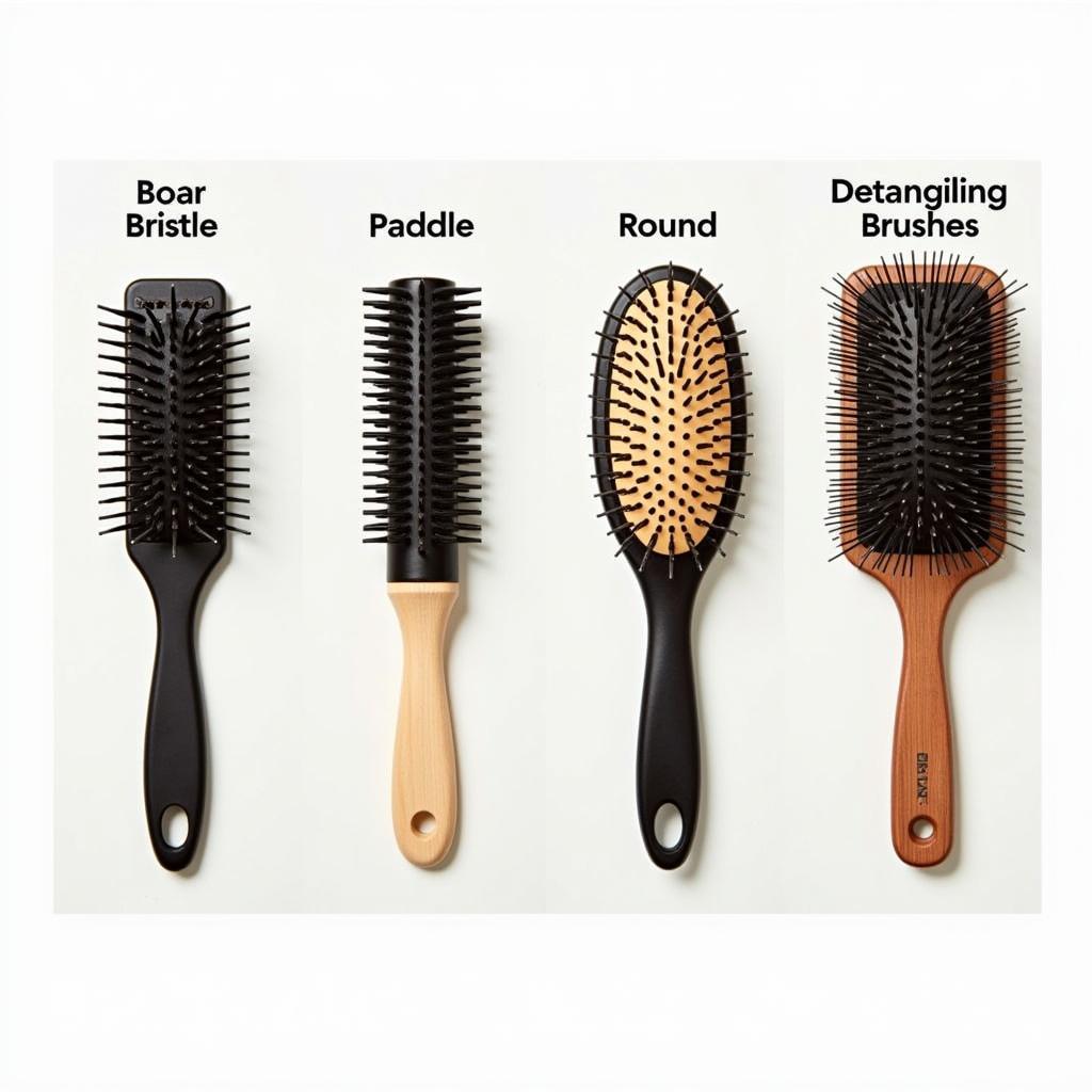 Different Types of Kiss Hair Brushes