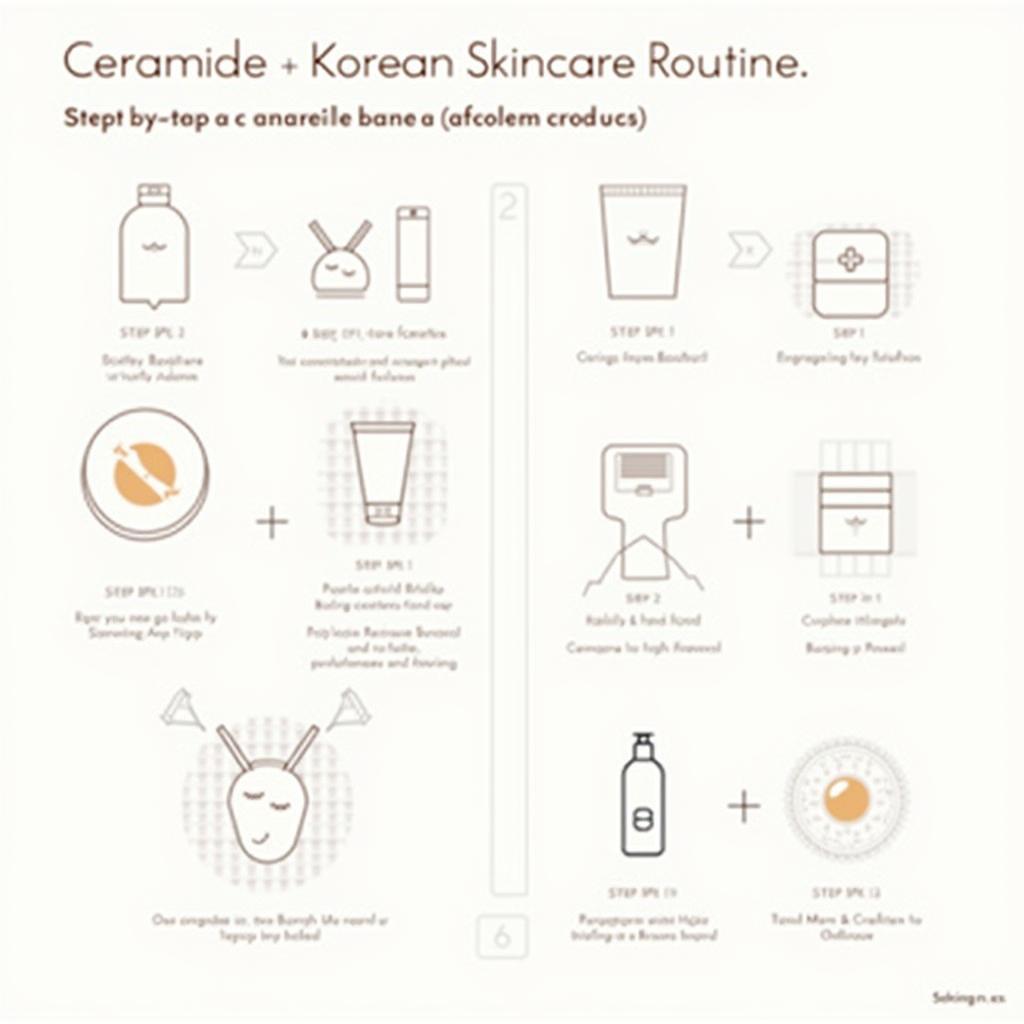 Korean Skincare Routine with Ceramides