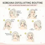 Korean Exfoliating Skincare Routine