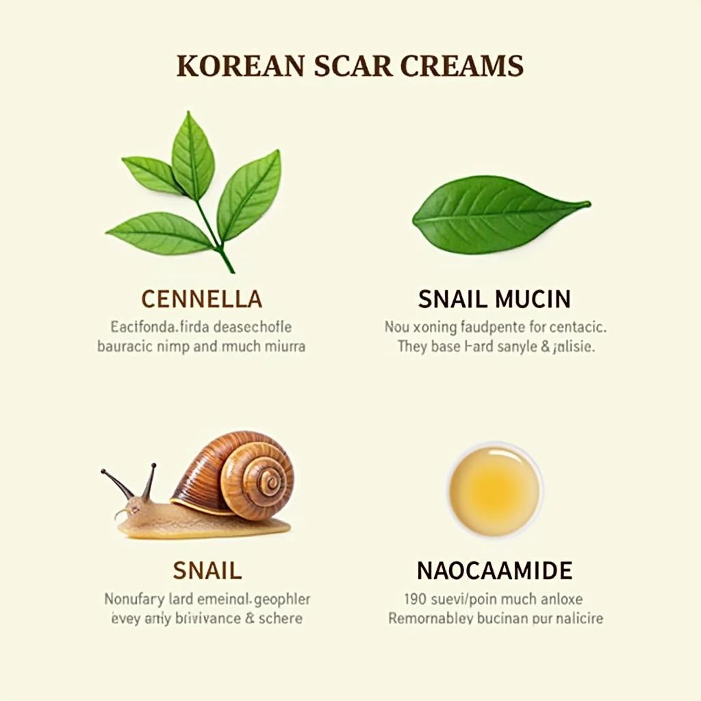 Korean scar cream science and ingredients