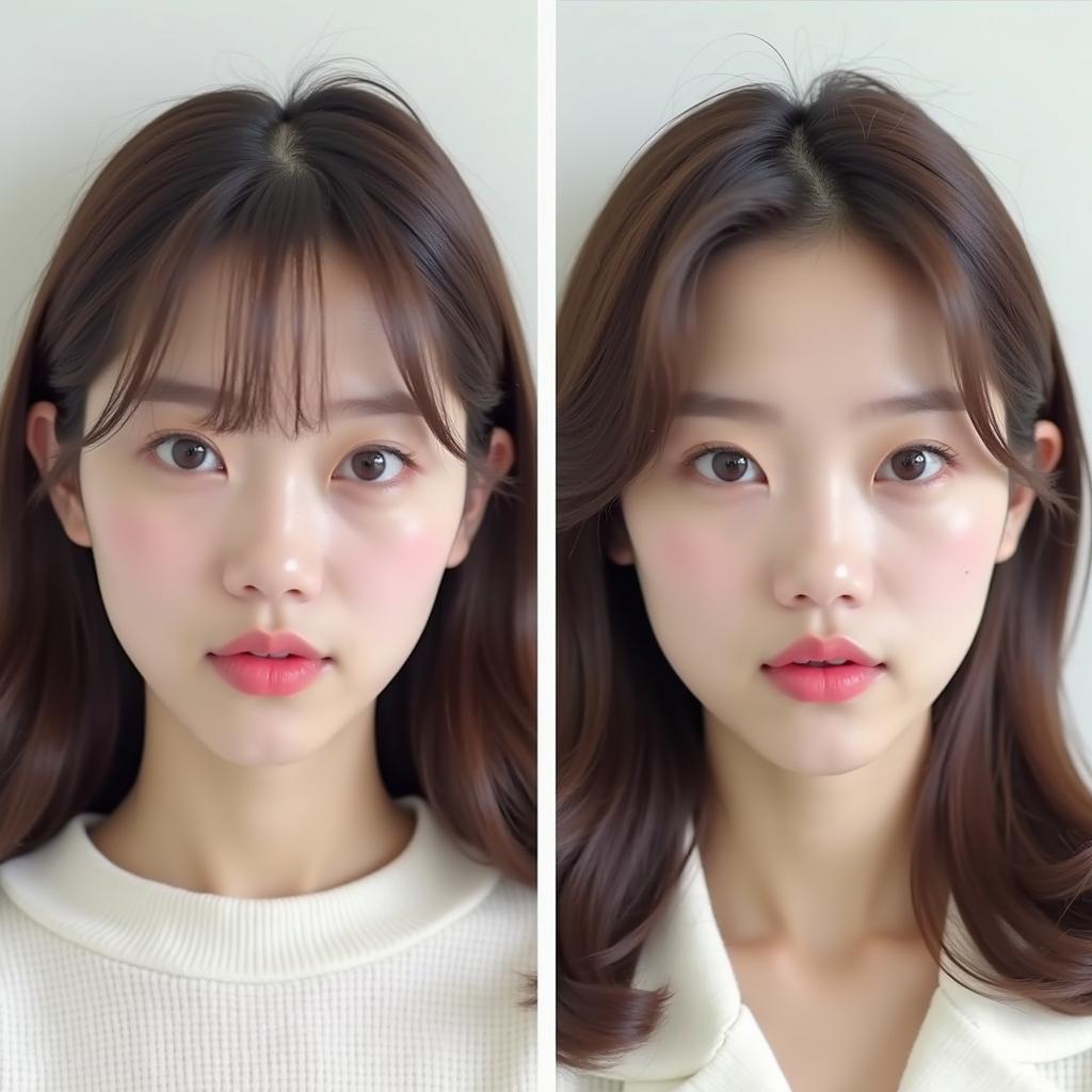 Kpop Lip Lift Before and After Photos