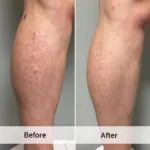 Laser Hair Removal Before and After Results on Legs