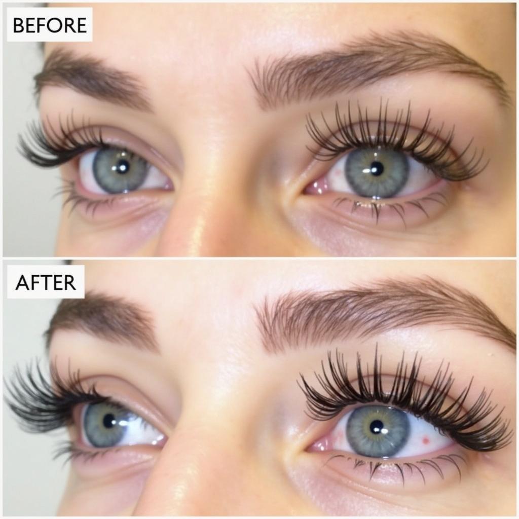 Lash Extensions Applied with Primer