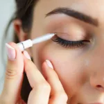 Applying Lash Serum During Chemotherapy