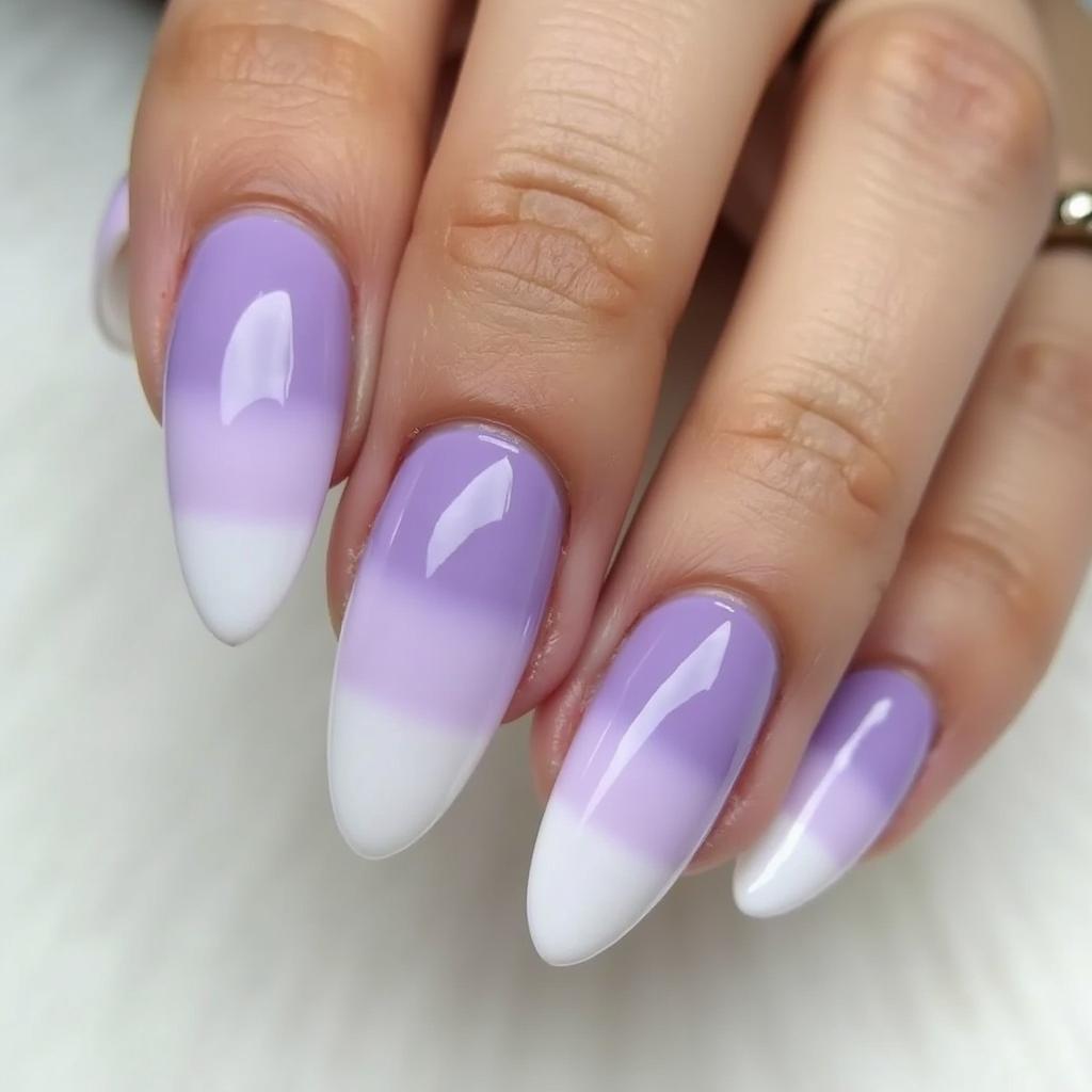 Lavender Ombre Nails 2024