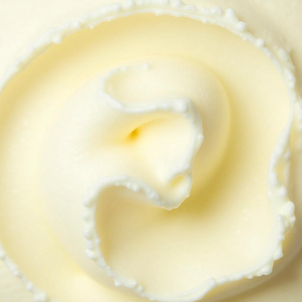 Close-up of lemon fluff shampoo texture showing its airy and light consistency.