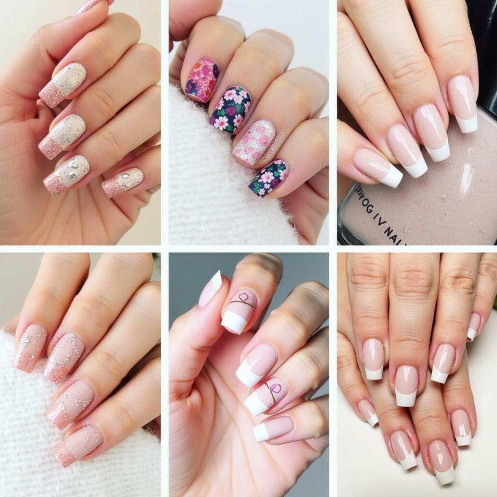 Lily and Fox French Manicure Variations