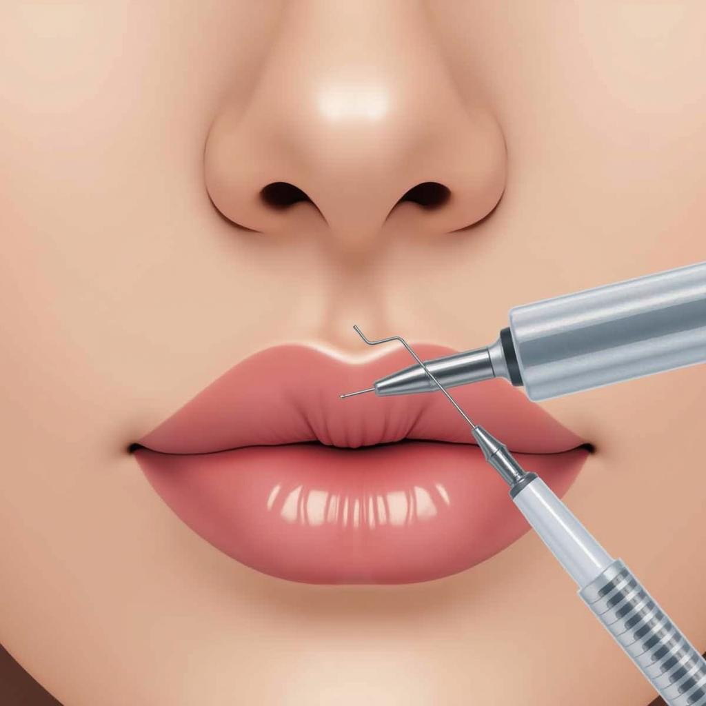 Lip Filler Cupid's Bow Enhancement