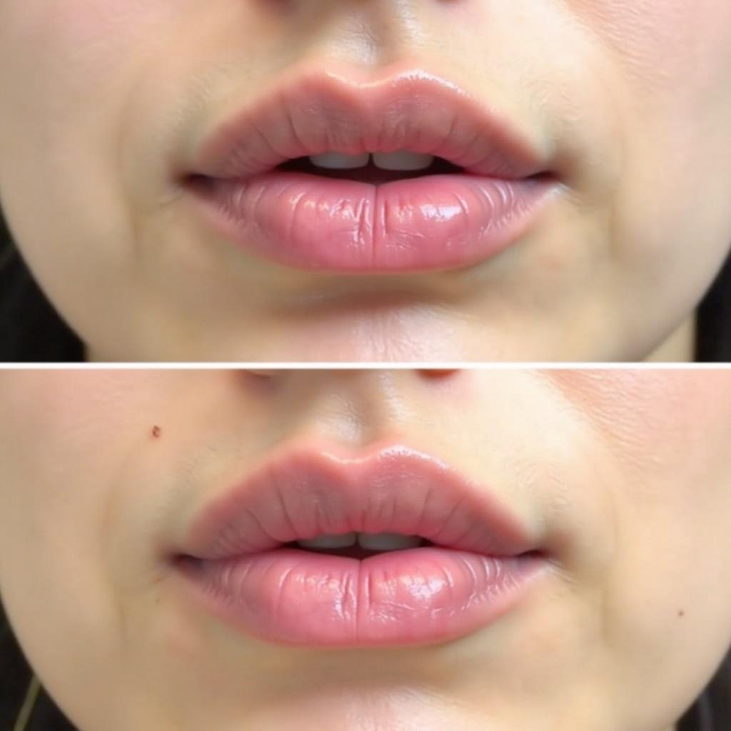 Lip Filler Mustache Appearance