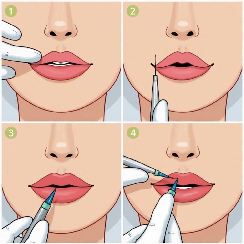 Lip Injection Procedure