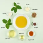 Natural Ingredients in Lip Oil Mint