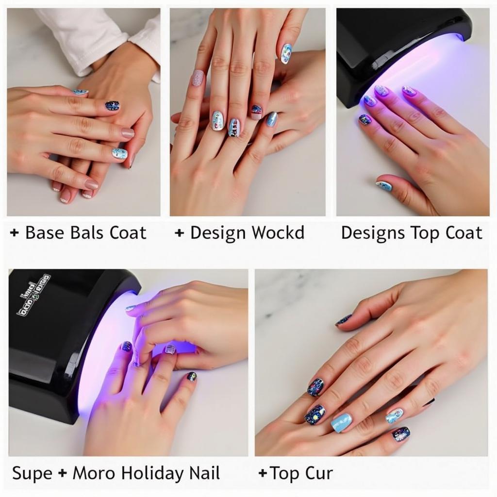 Long-lasting Holiday Gel Nails